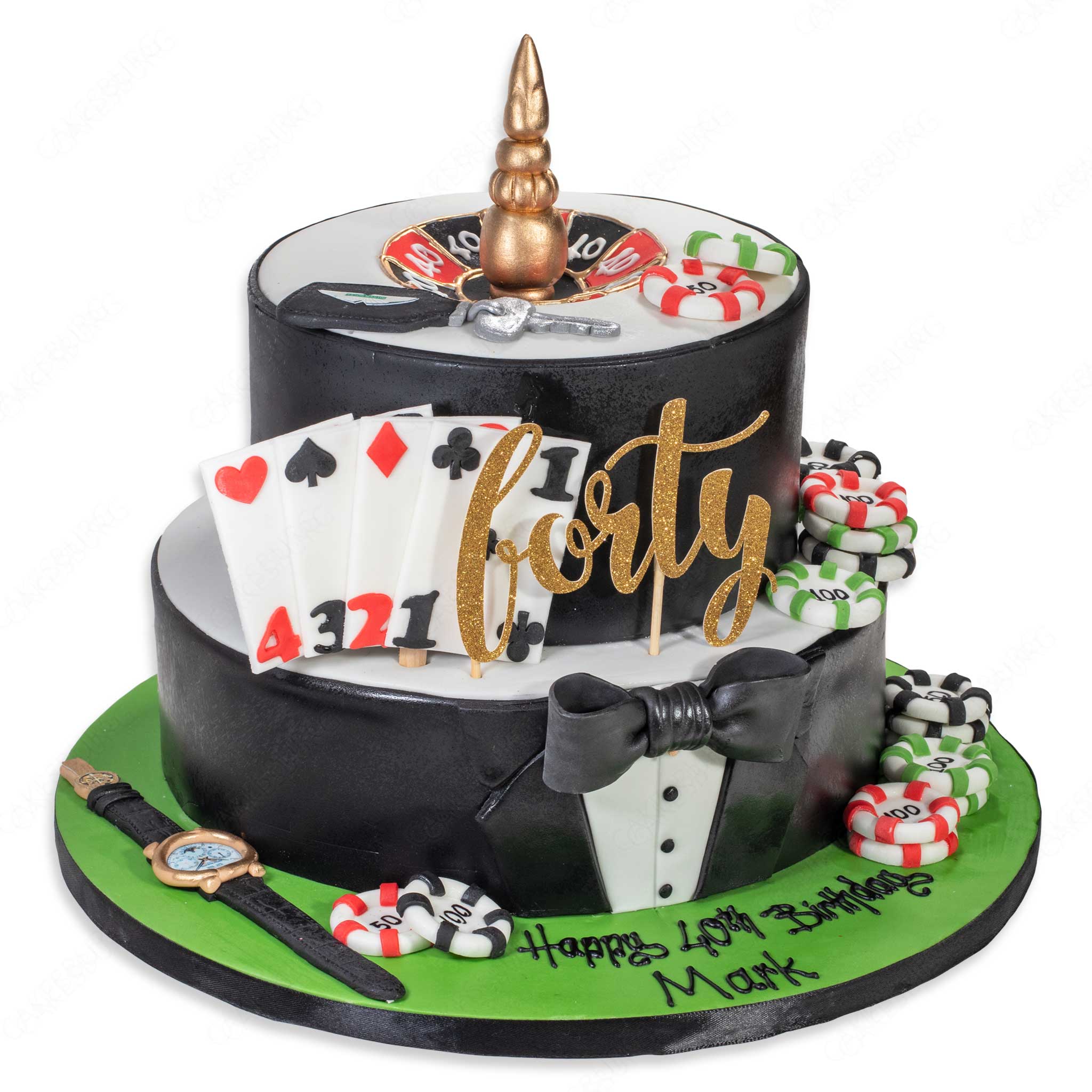 Vegas Casino Cake