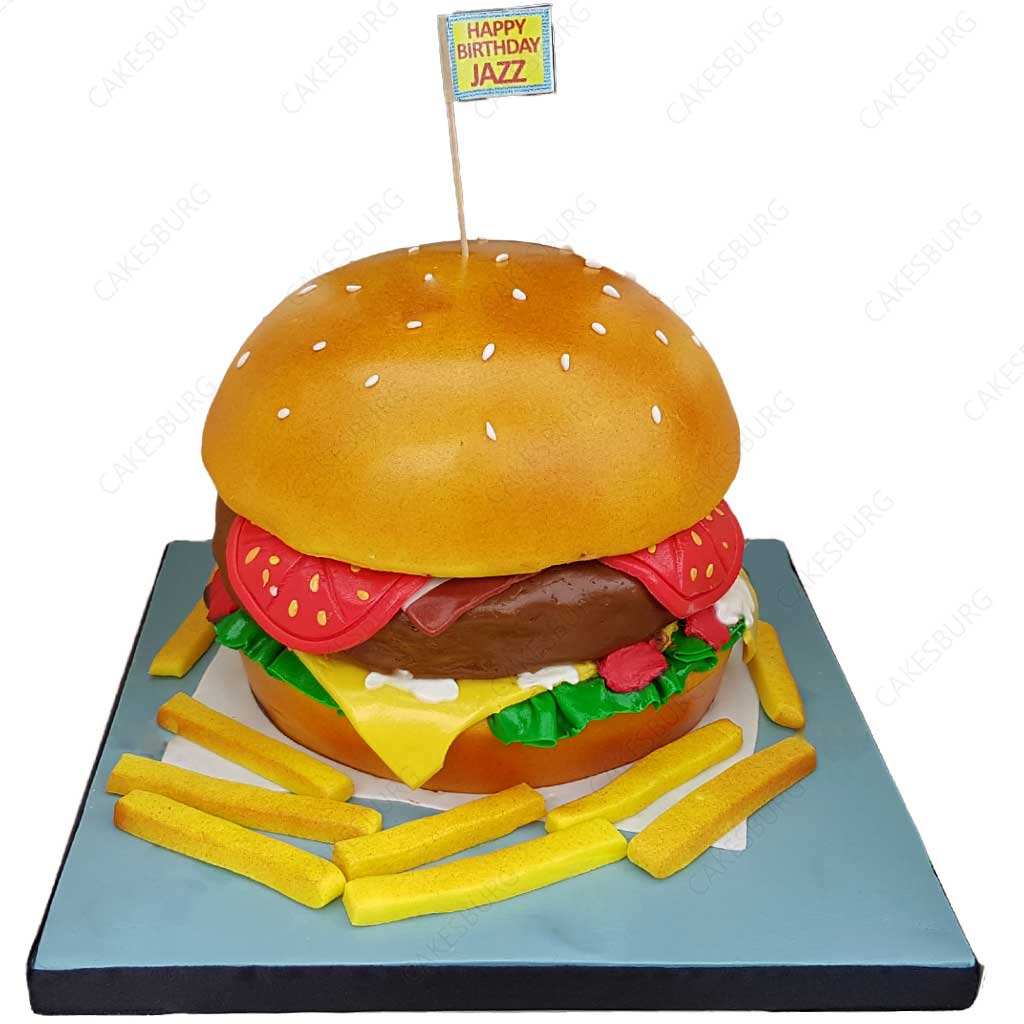 Burger Cake #1