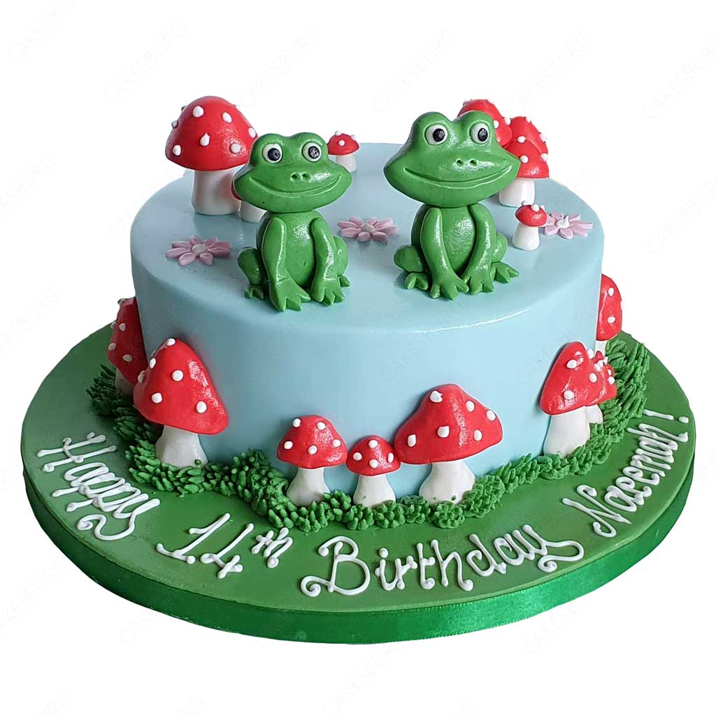 Frog Friends Cake
