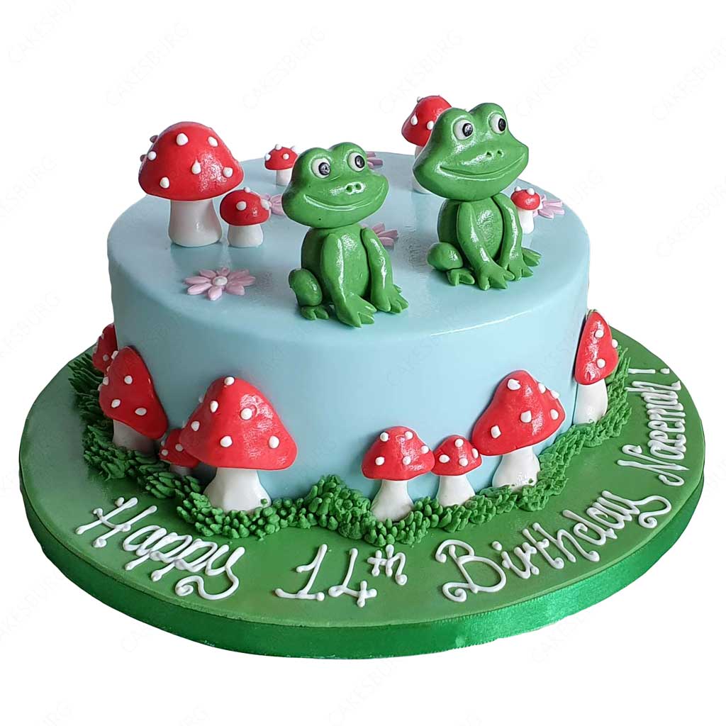 Frog Friends Cake