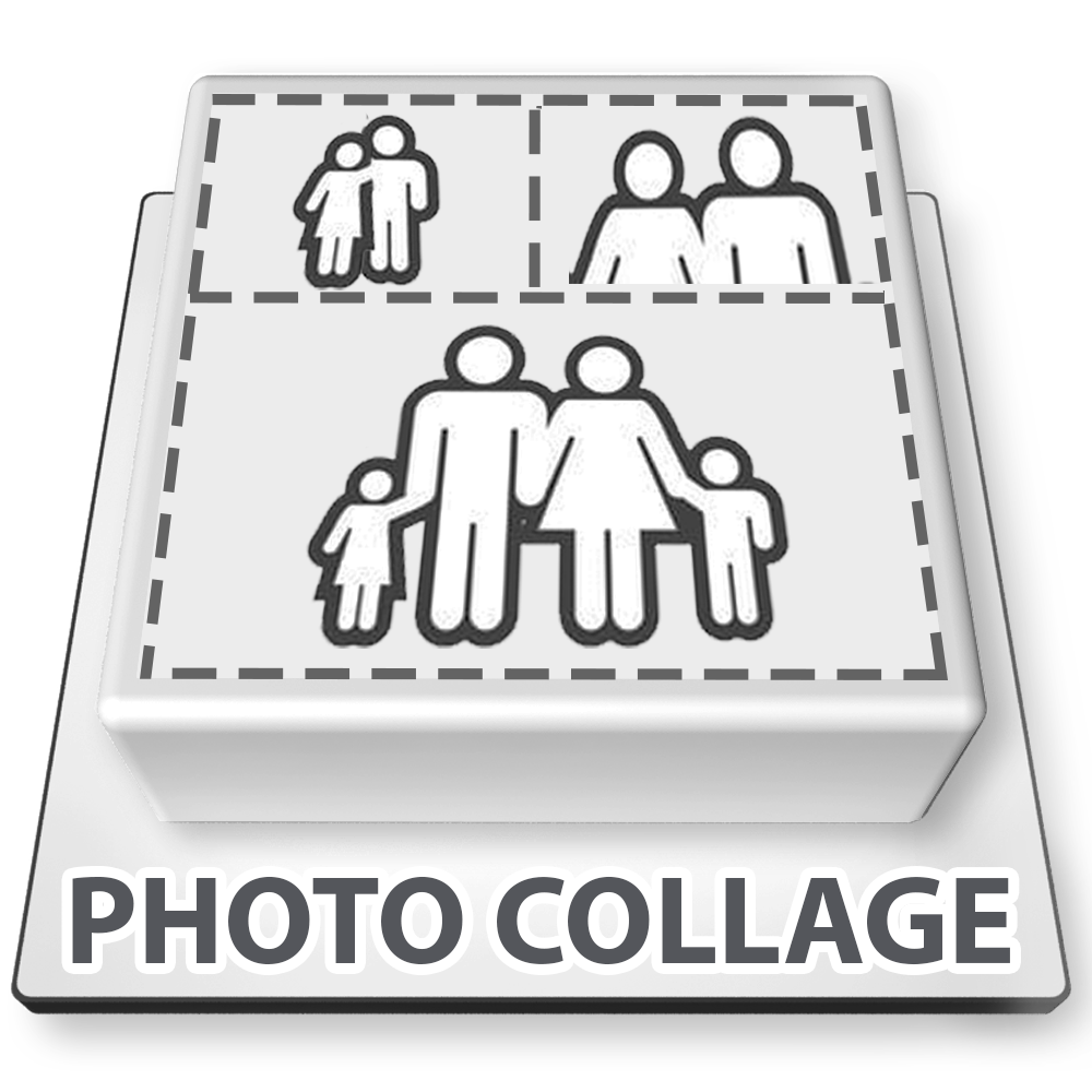 Personalised Premium Photo Cake (Collage)