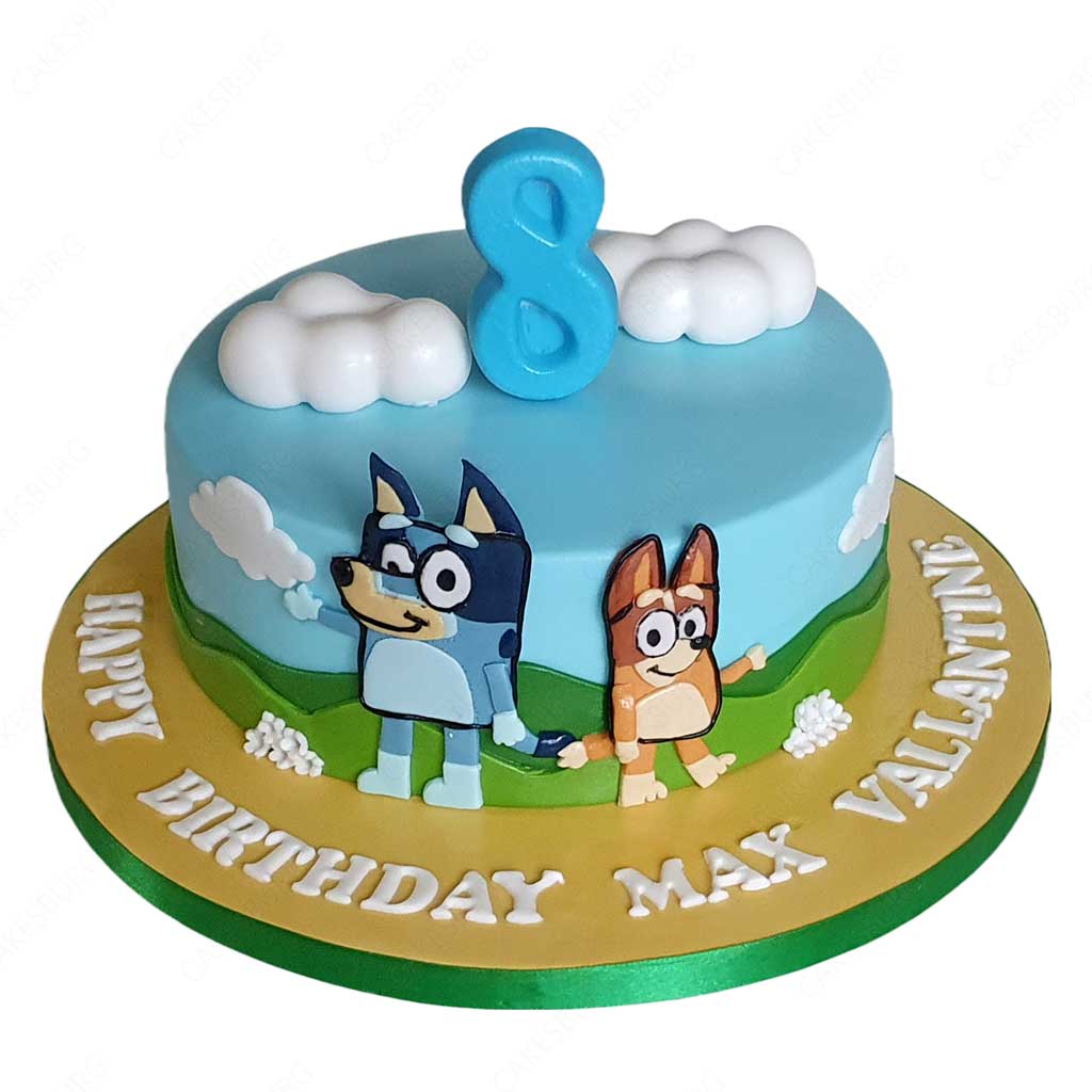 Bluey And Bingo Cake