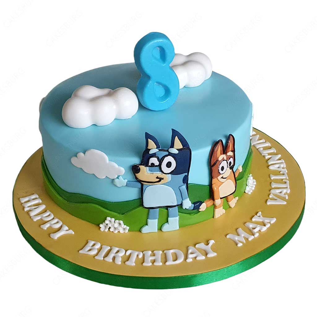 Bluey And Bingo Cake
