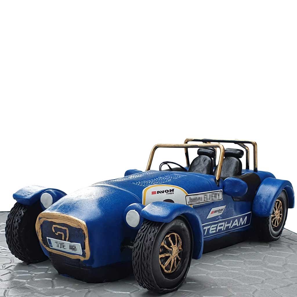 Caterham 7 (seven) Cake - Blue