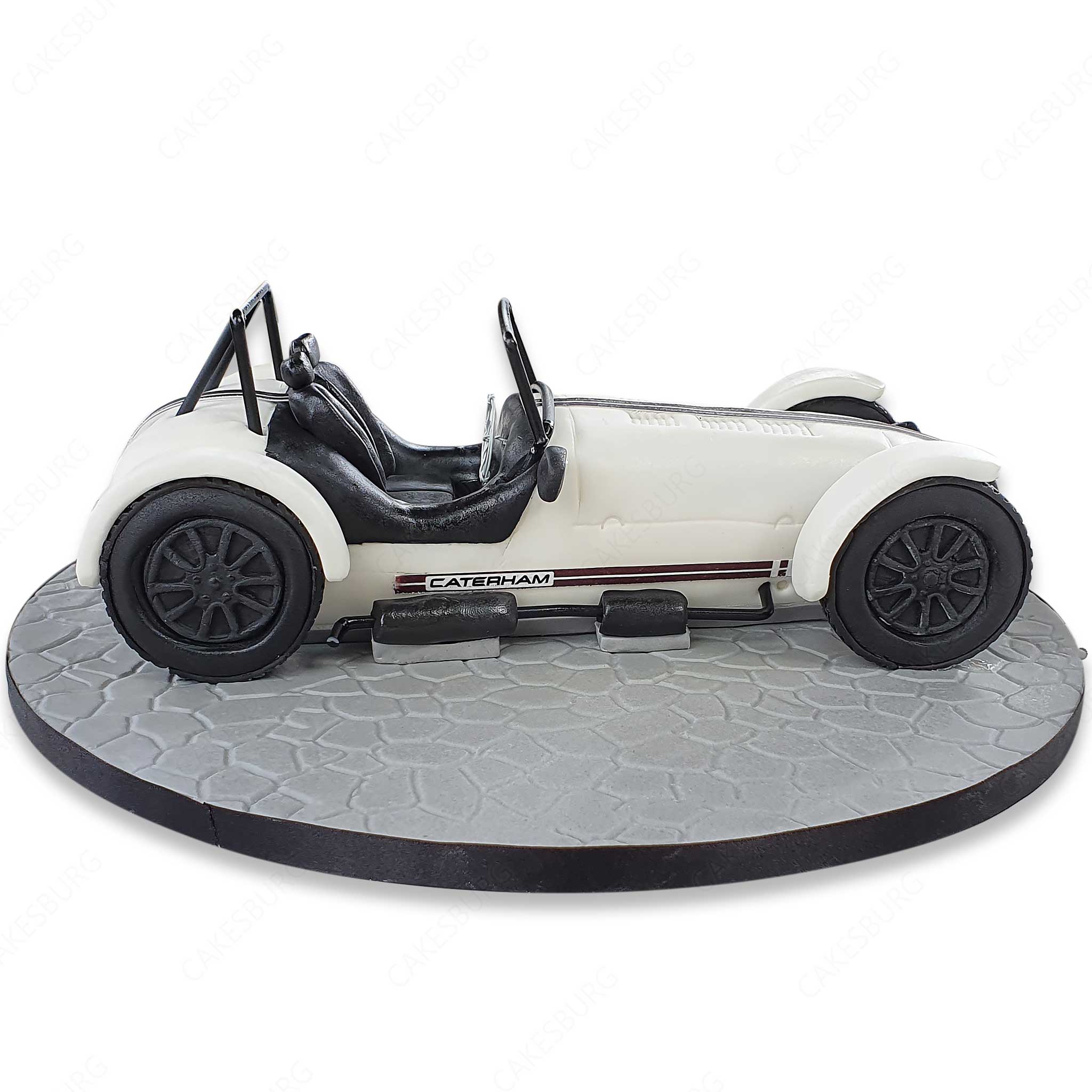 Caterham 7 (seven) Cake - White