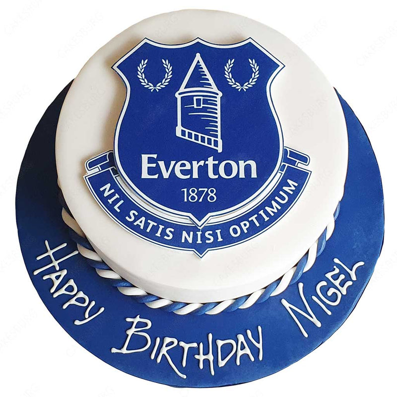 Everton Football Cake