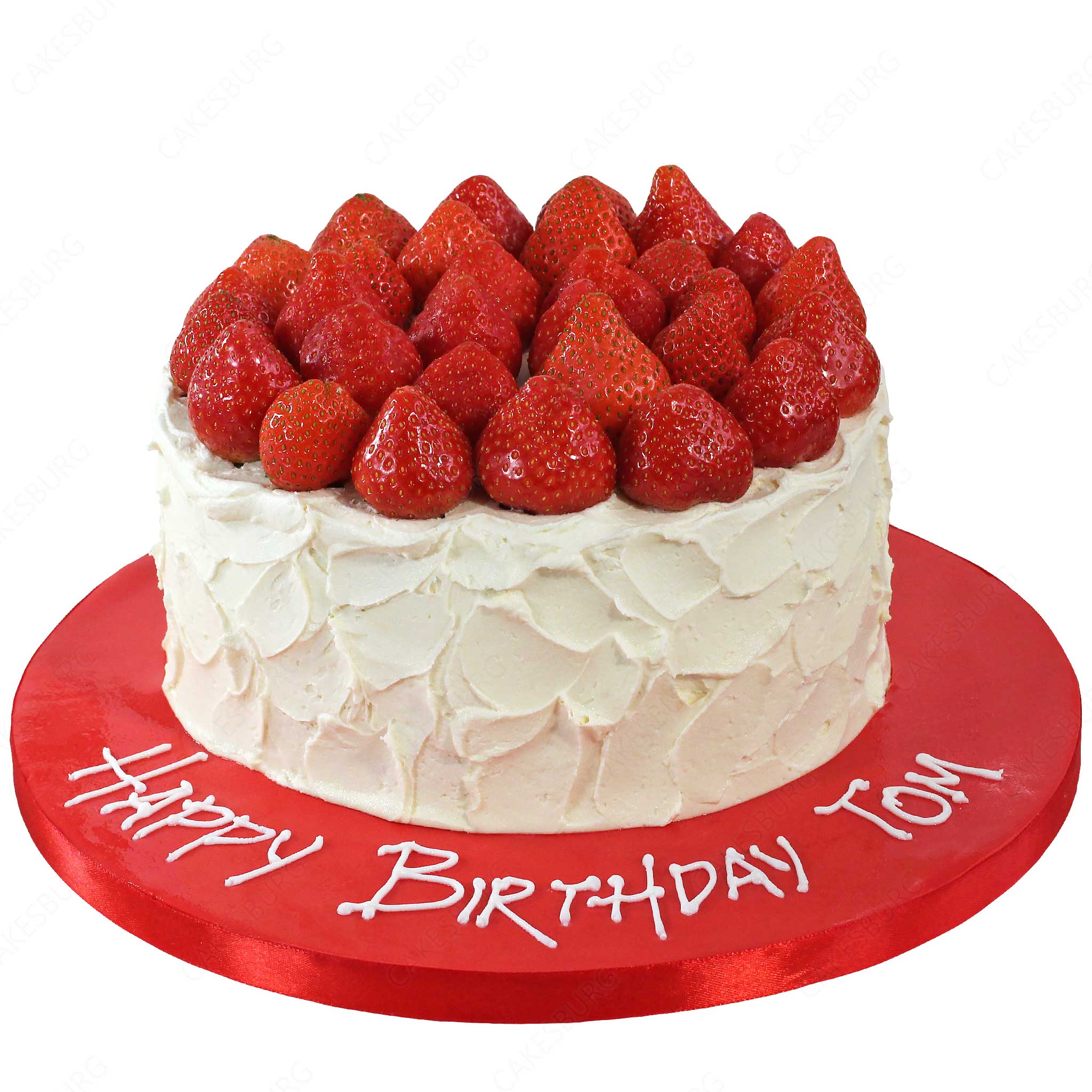 Buttercream Strawberry Cake