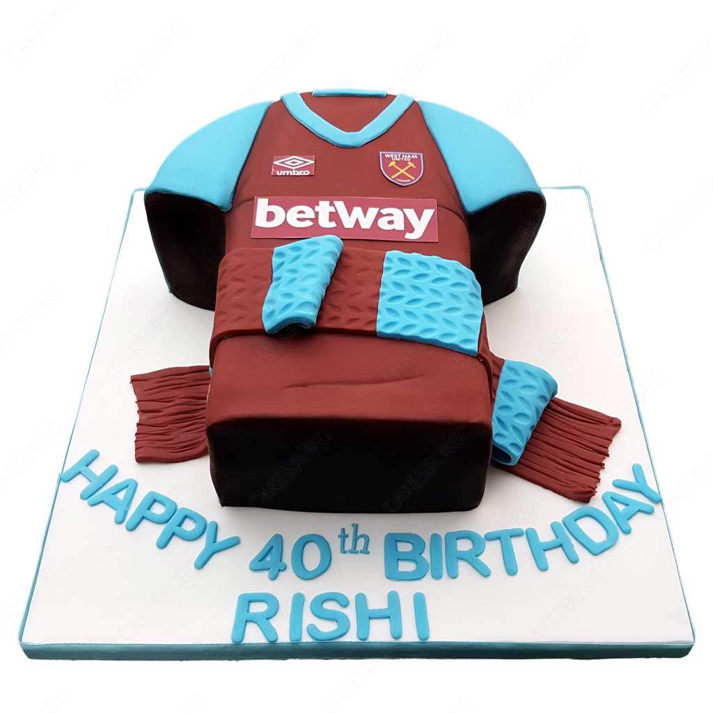 Football Uniform Cake #5