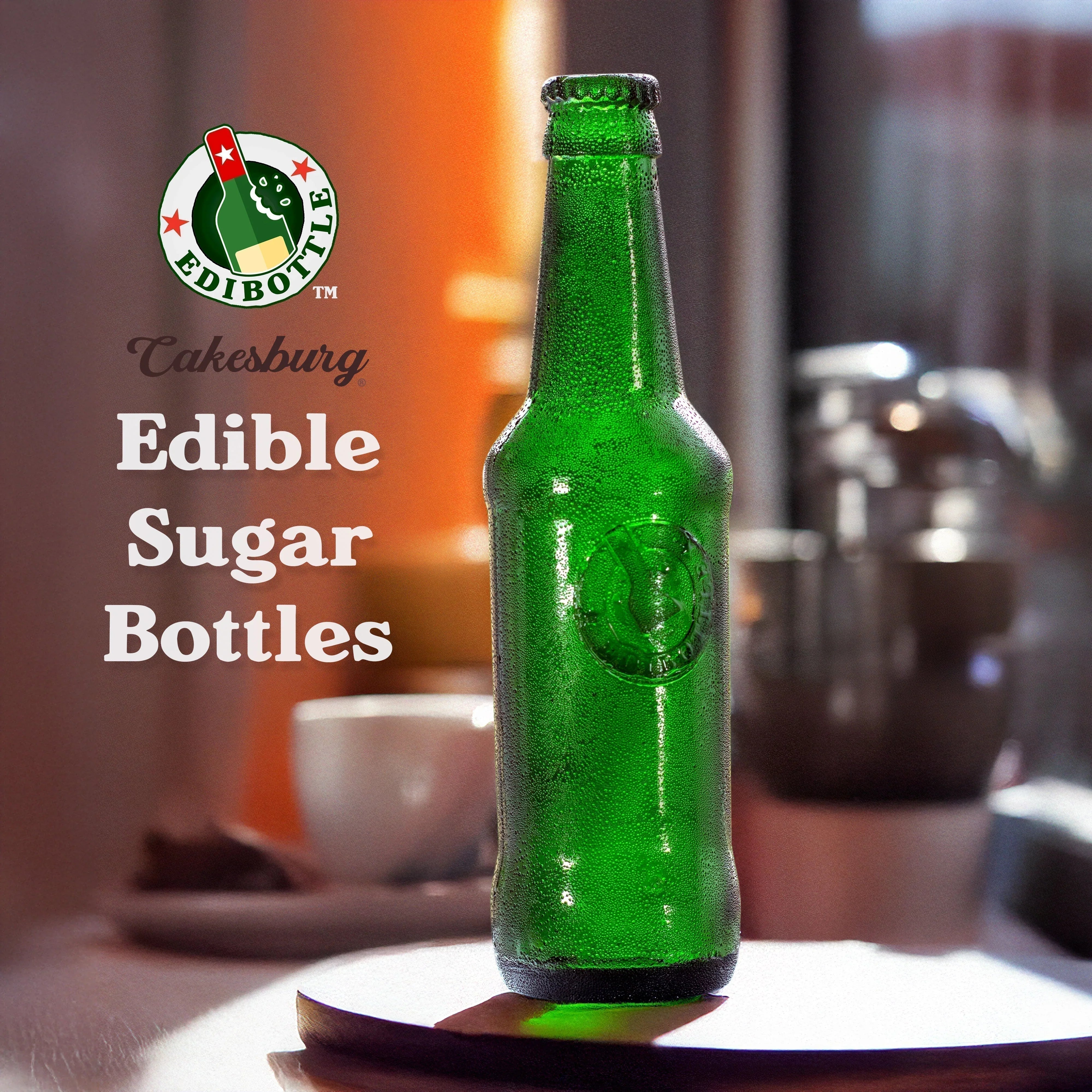 What Are Edible Sugar Bottles? (EdiBottle™) The Sweet Innovation Changing Cake Decoration