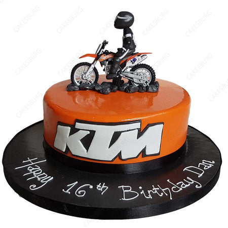 Cyclist & Motorcyclist Cakes