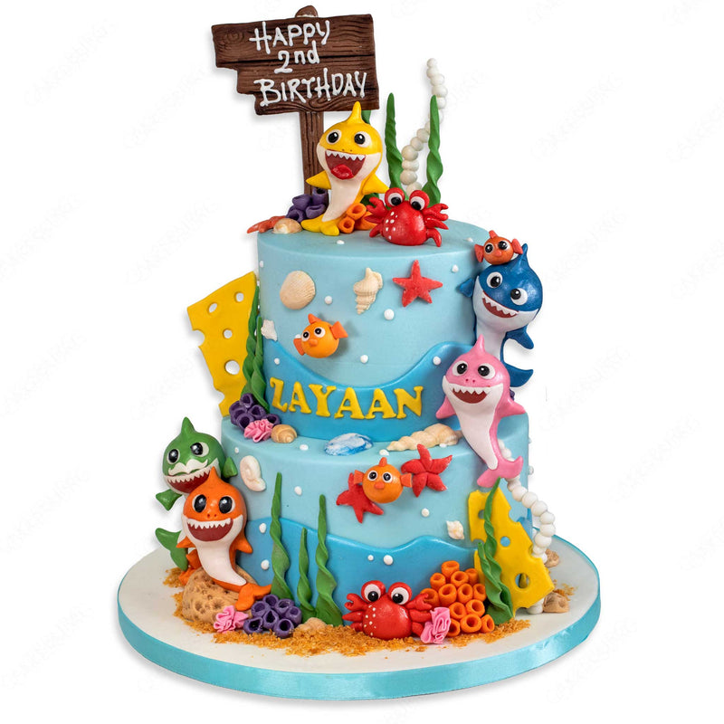 Baby Shark Cake - 1103 – Cakes and Memories Bakeshop
