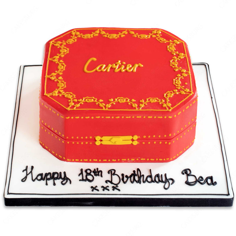 Cartier Jewellery Box Cake