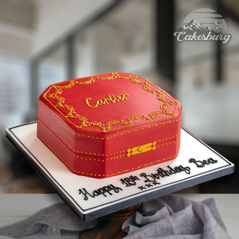 Cartier Jewellery Box Cake