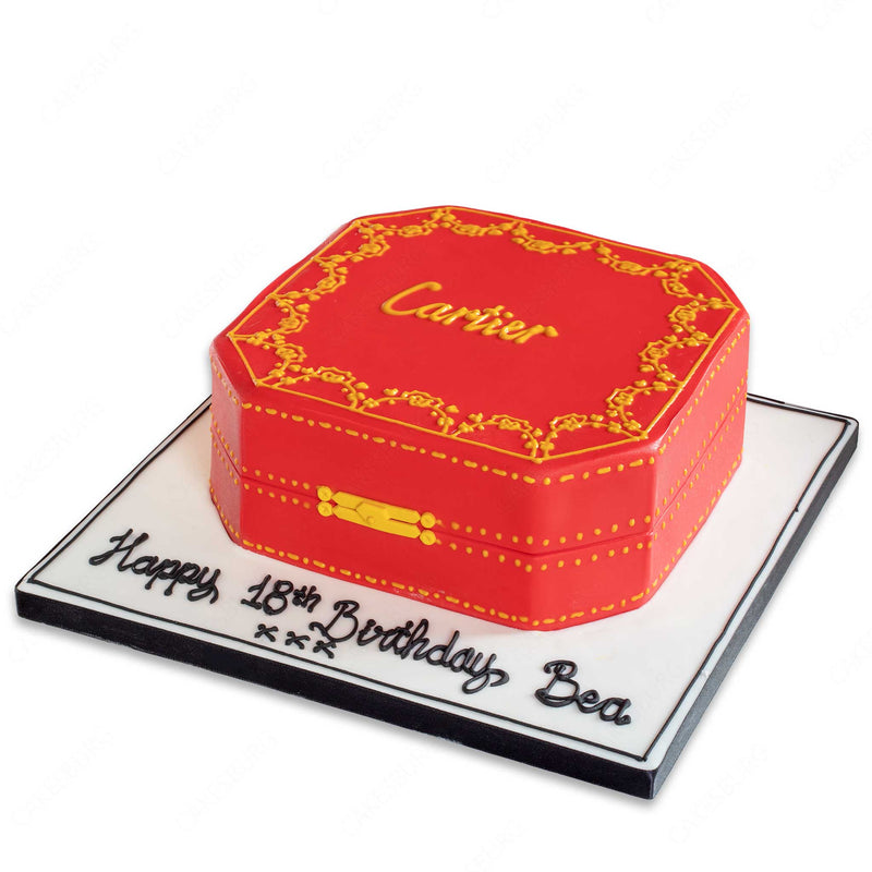 Cartier Jewellery Box Cake