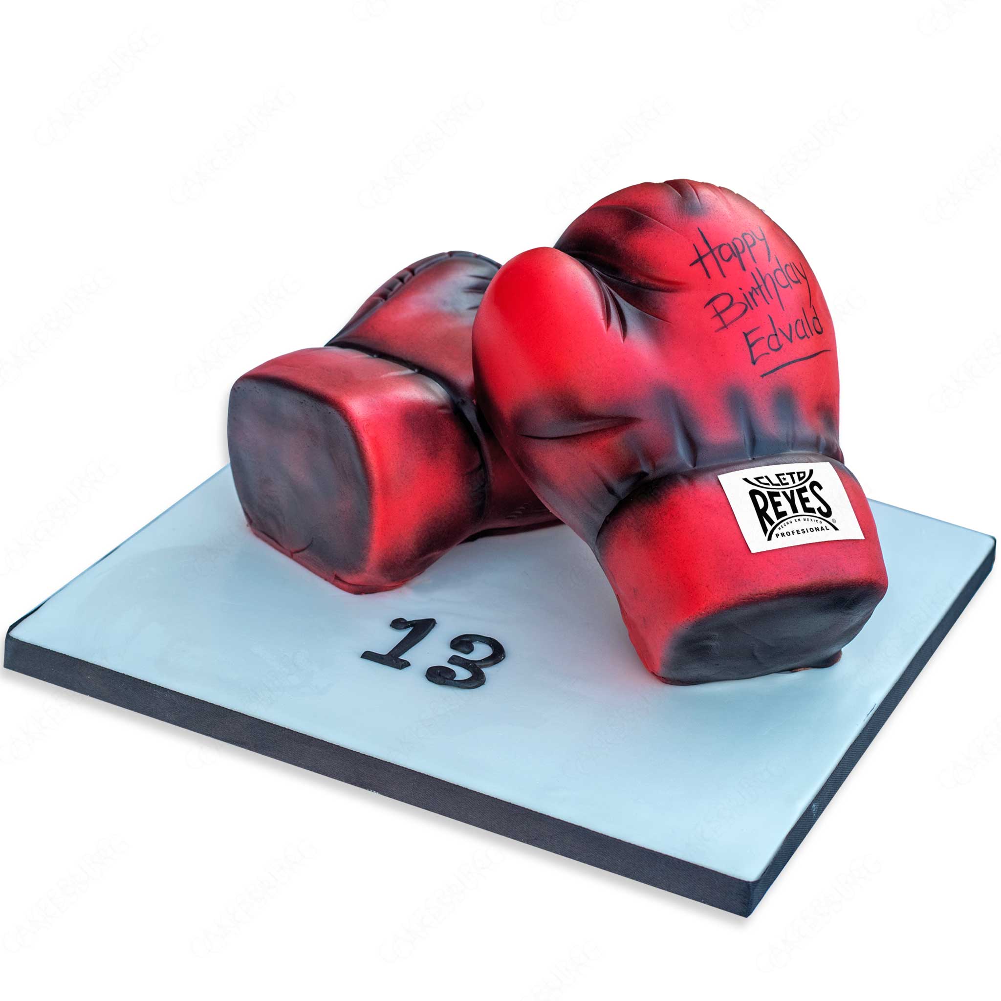 Cleto Reyes Boxing Gloves Cake