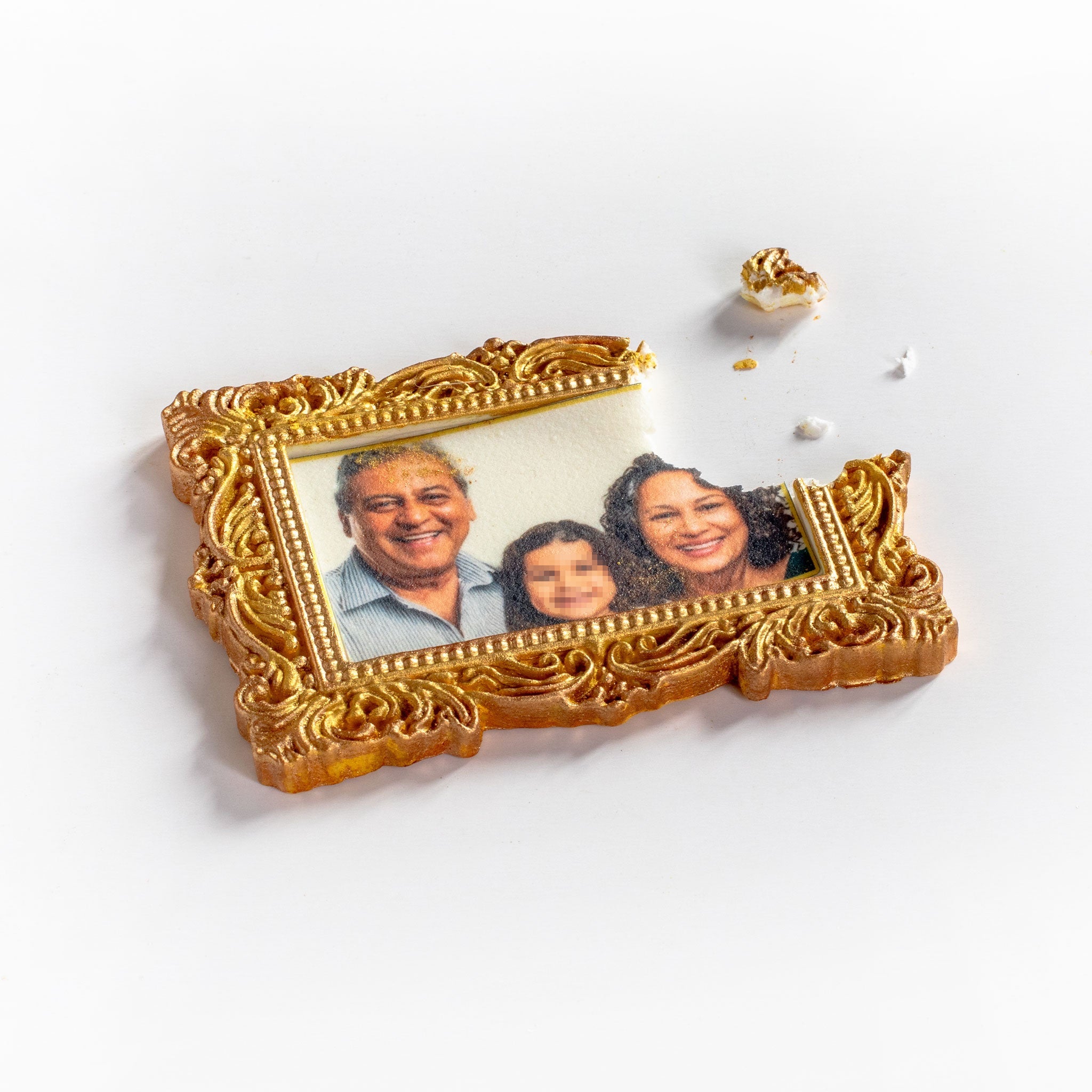 Personalized Edible Photo Frame Cake Topper | Custom Cake Decorations ...