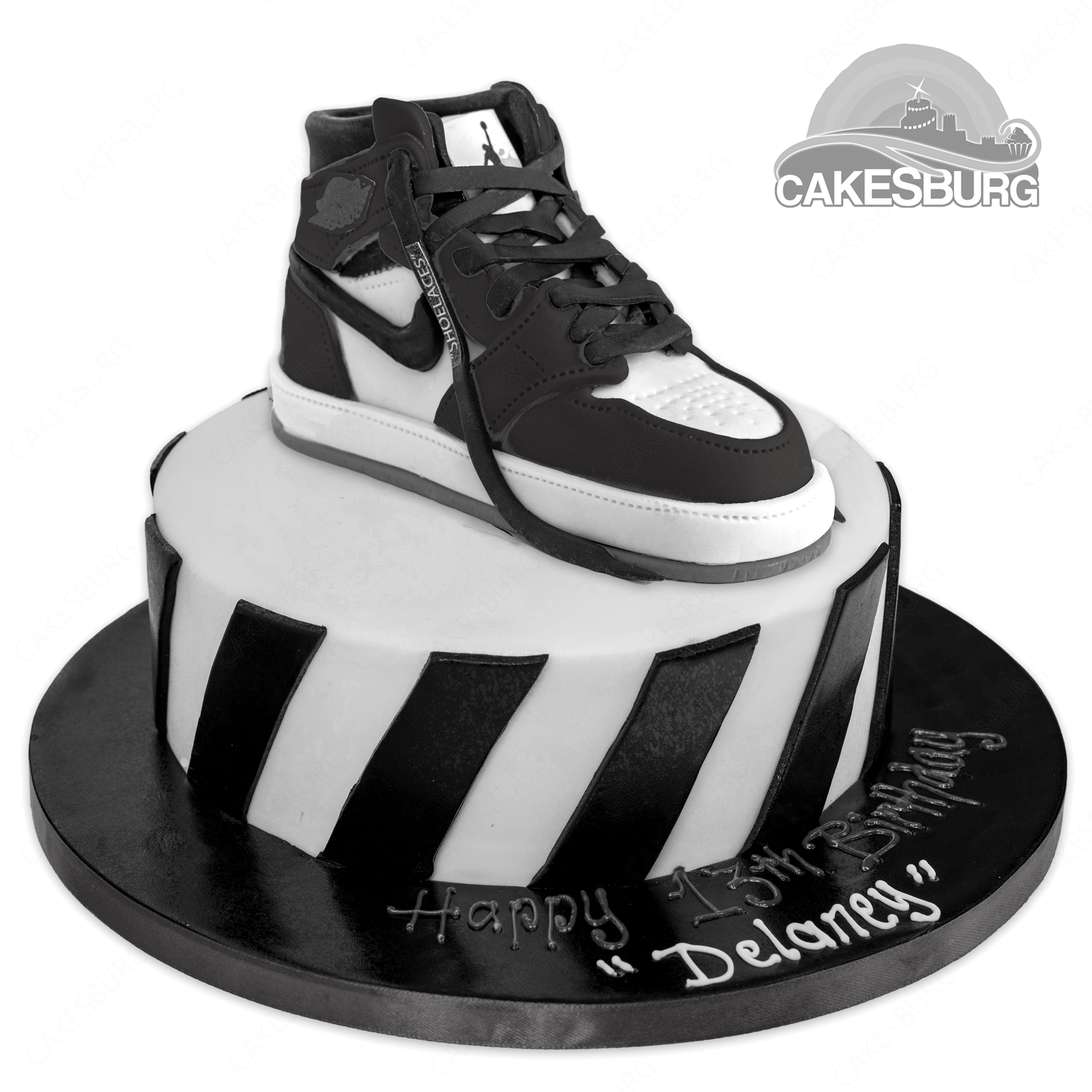 Air Jordan 1 Trainer Shoe Cake - Black