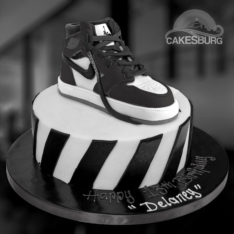 Air Jordan 1 Trainer Shoe Cake - Black