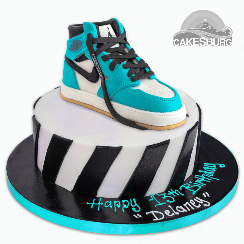 Air Jordan 1 Trainer Shoe Cake - Blue