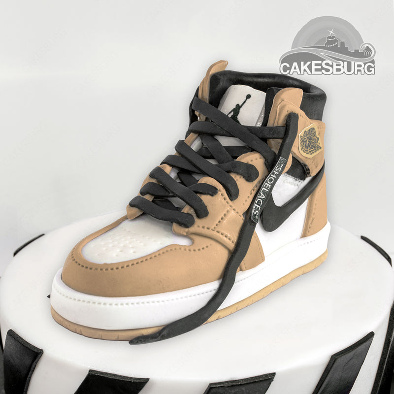 Air Jordan 1 Trainer Shoe Cake - Desert
