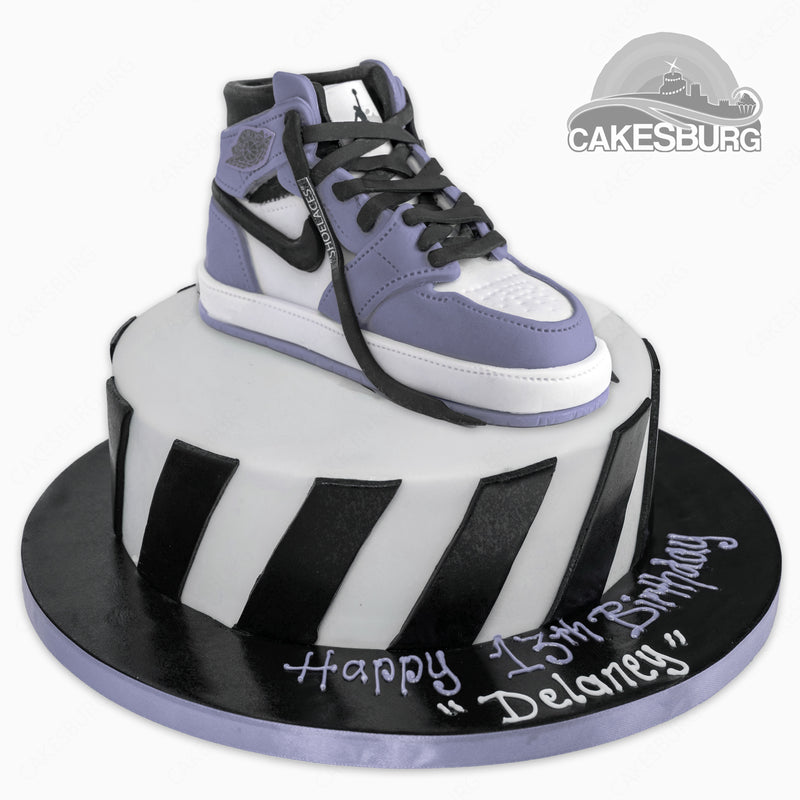 Air Jordan 1 Trainer Shoe Cake - Purple