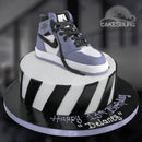 Air Jordan 1 Trainer Shoe Cake - Purple