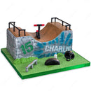 Half Pipe Skate / Scooter Ramp Cake - [TOP SELLER]