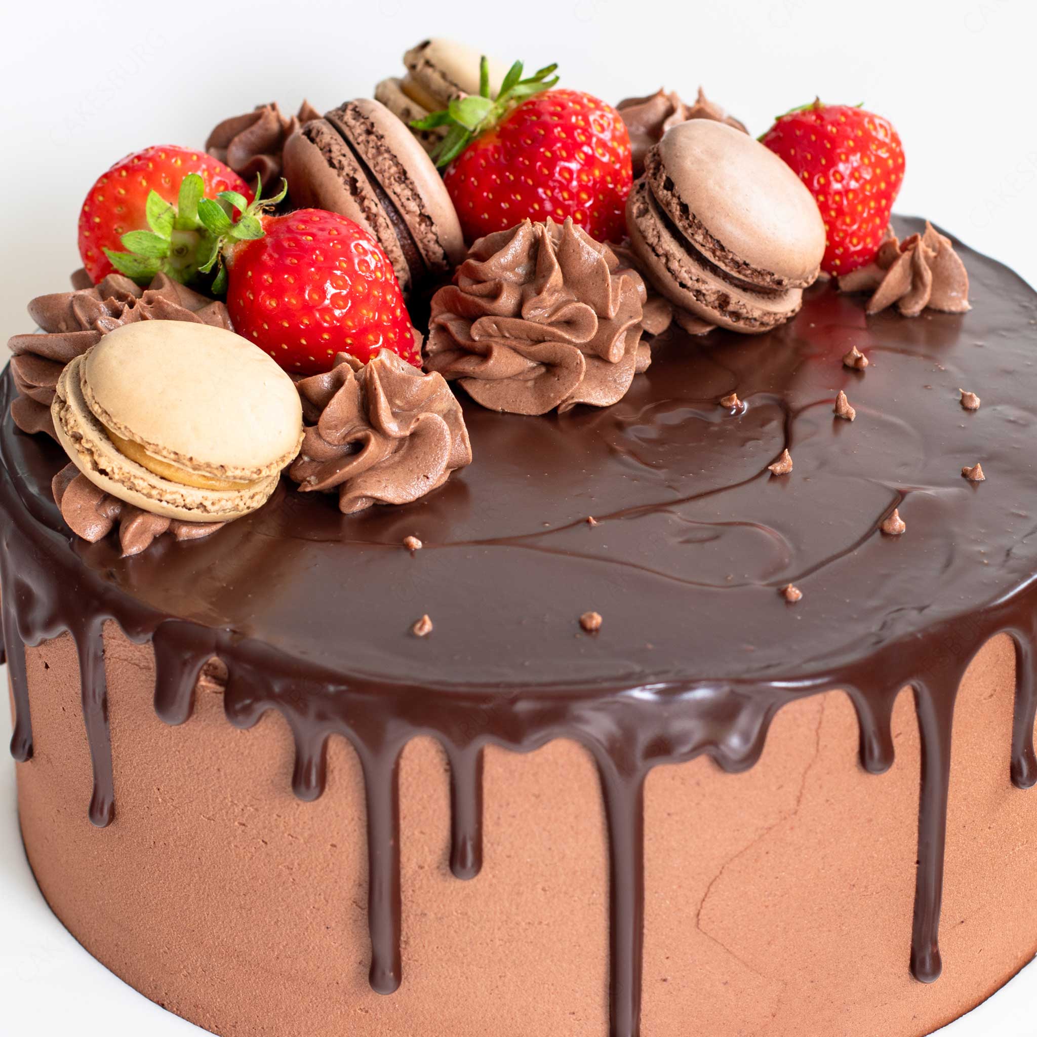 Happy Birthday Drip Message Cake