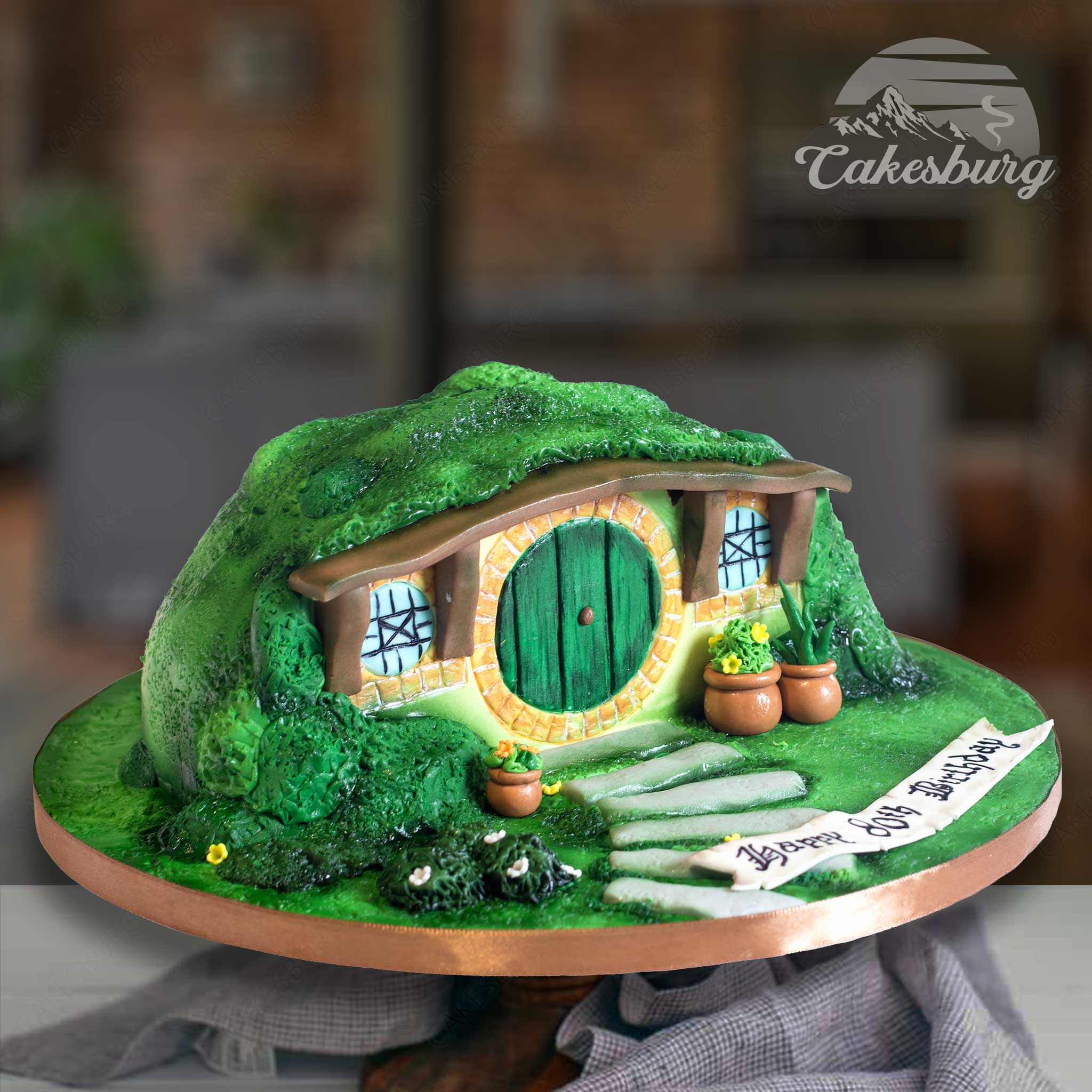 Hobbit House Cake