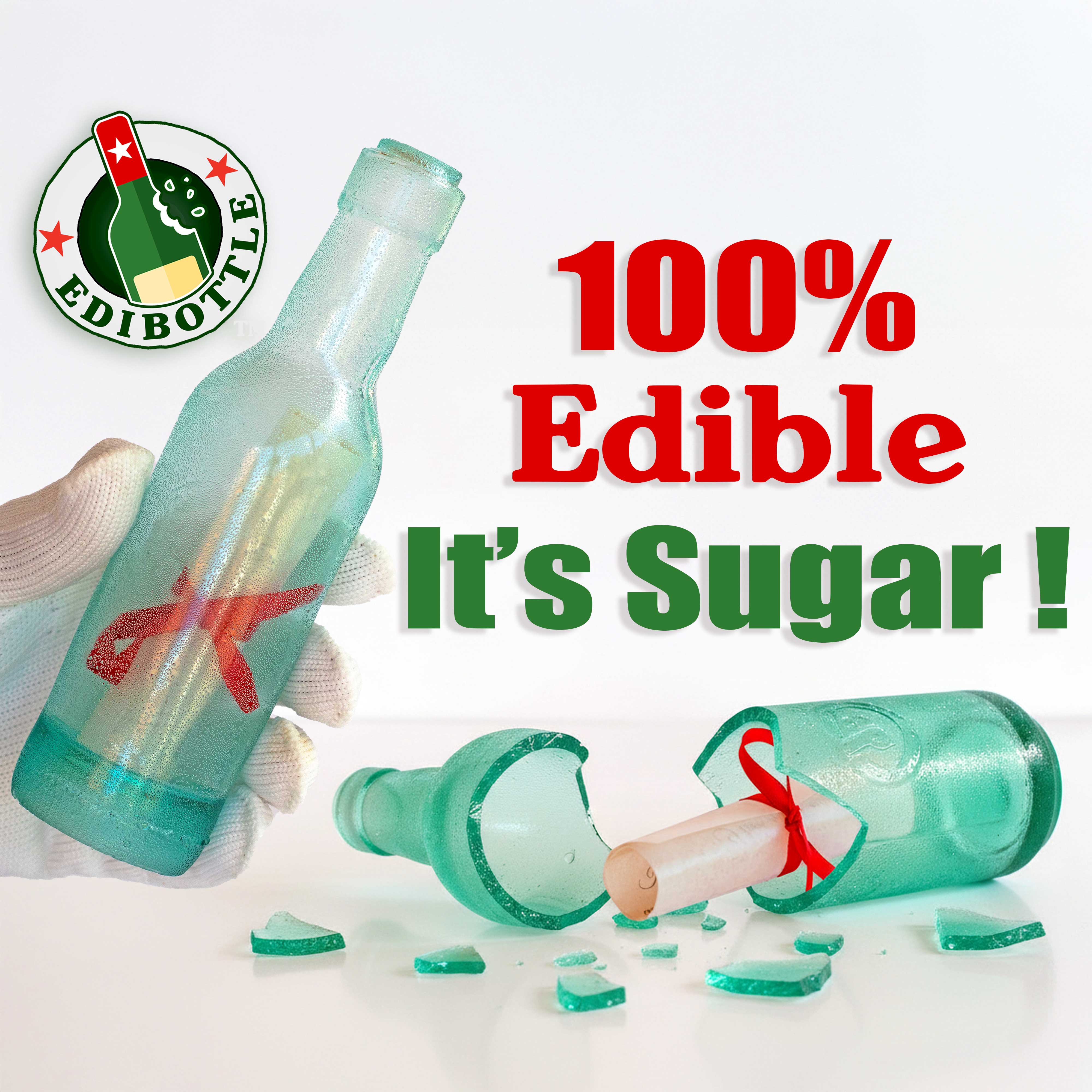 The EdiBottle™ Signature: Message in a Bottle Cake