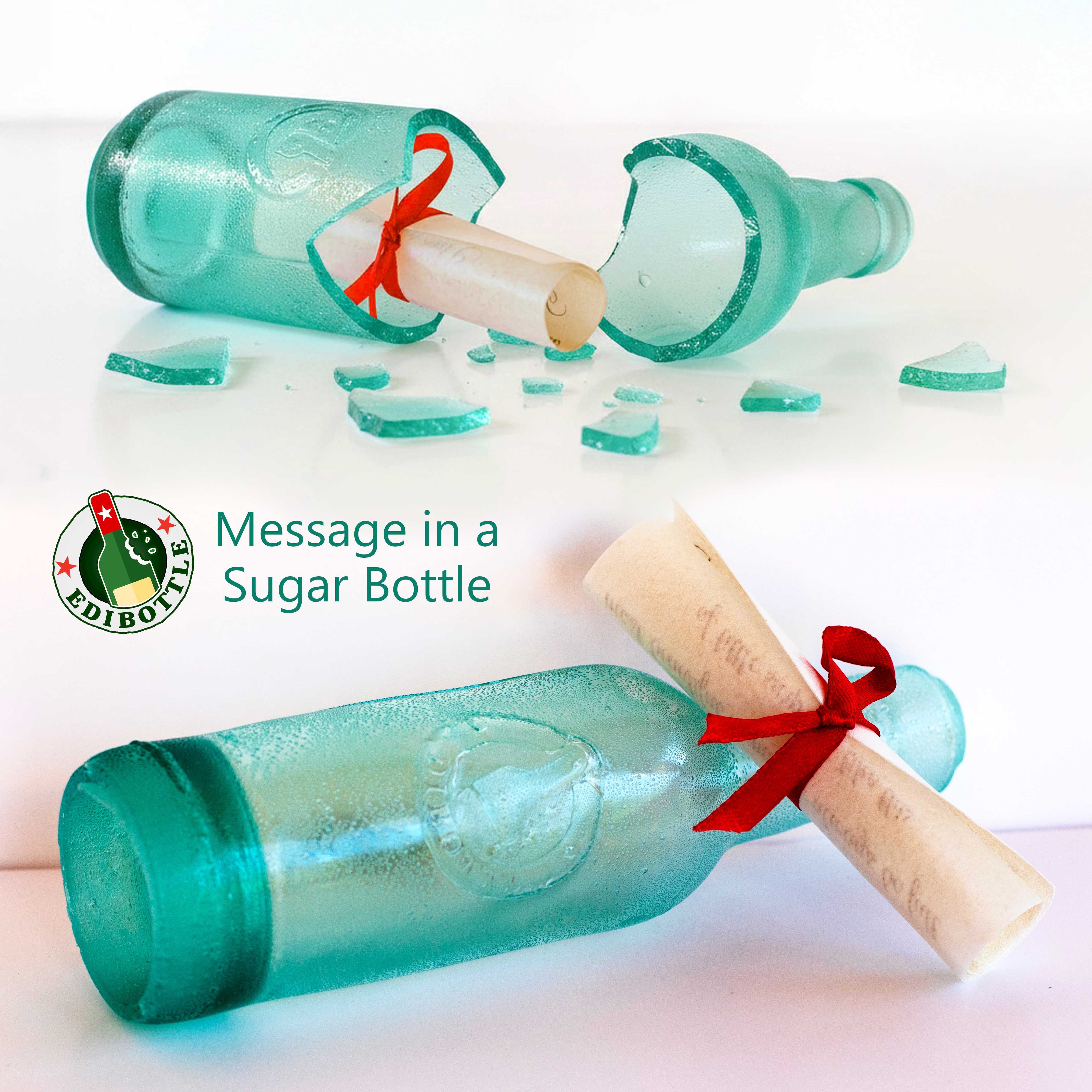 The EdiBottle™ Signature: Message in a Bottle Cake