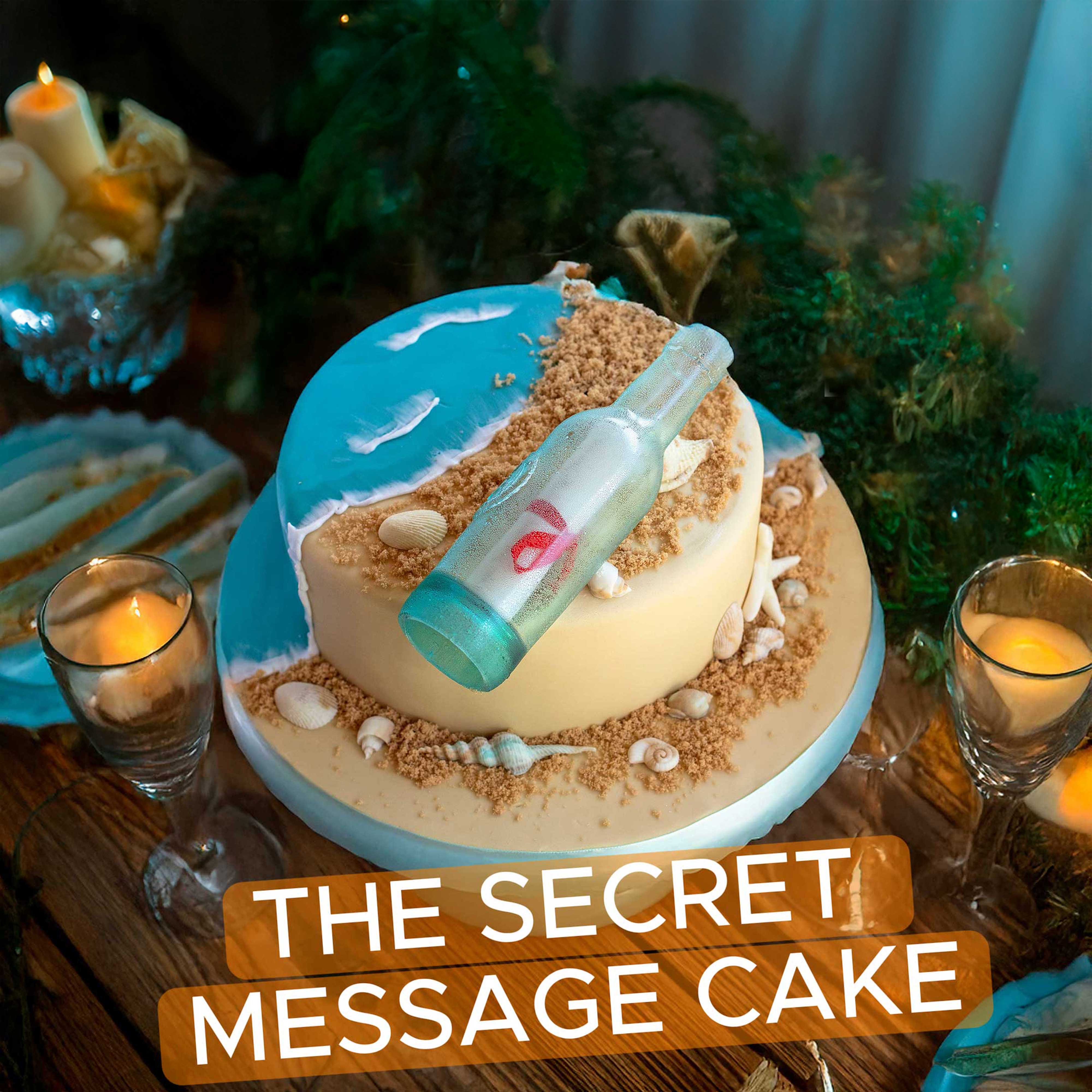 The EdiBottle™ Signature: Message in a Bottle Cake