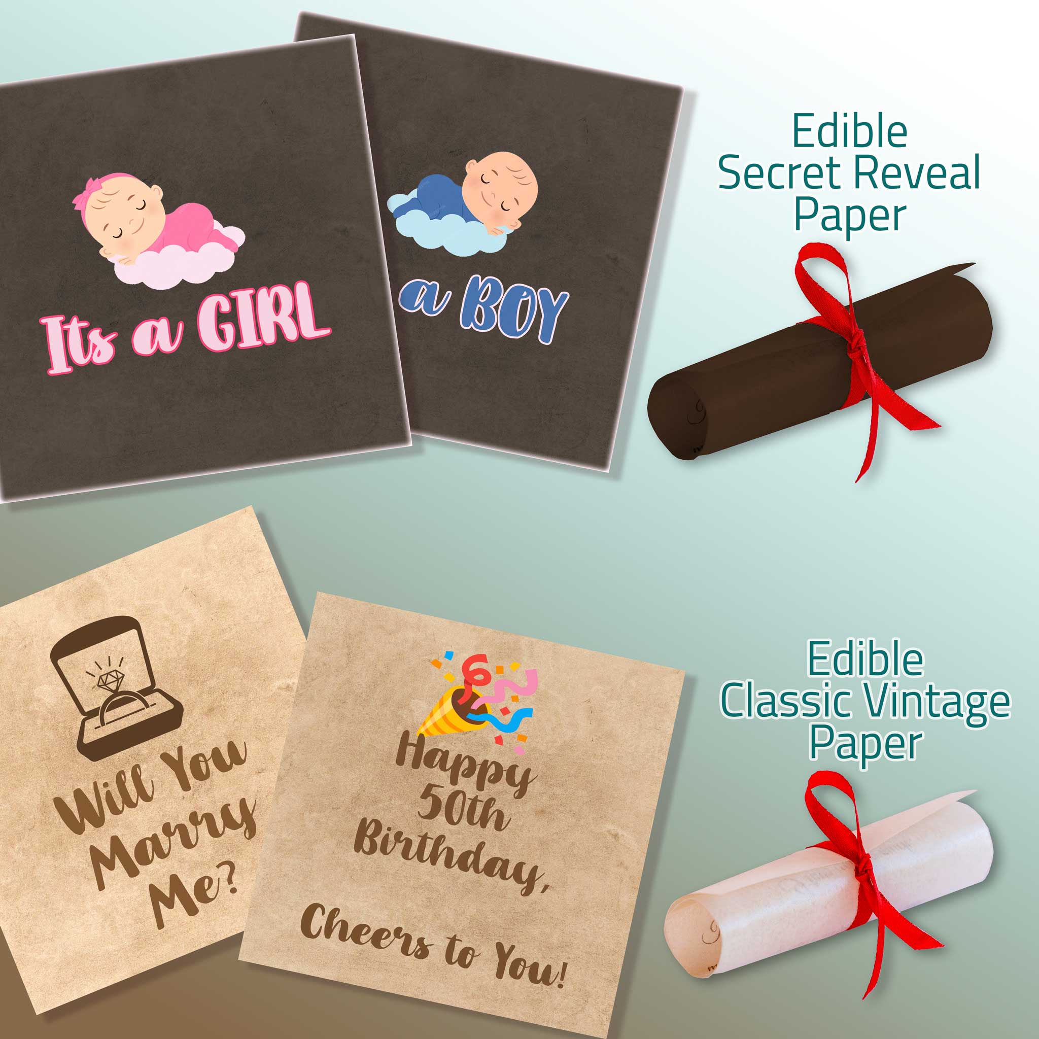 The EdiBottle™ Signature: Message in a Bottle Cake