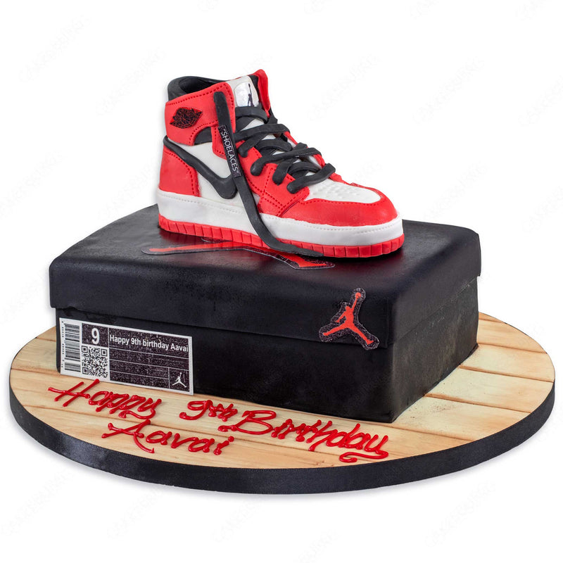 Jordan Shoe Cake - CakeCentral.com