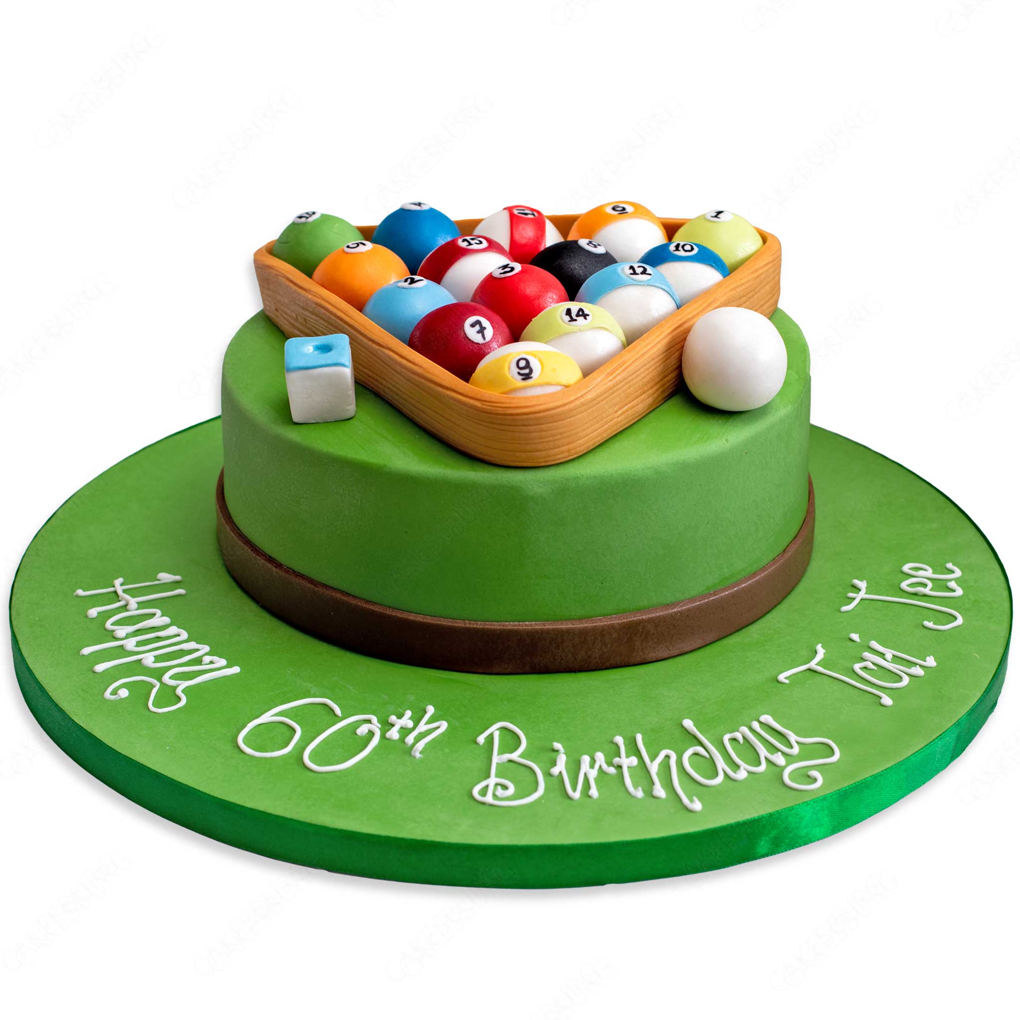 Pool / Billiards Cake
