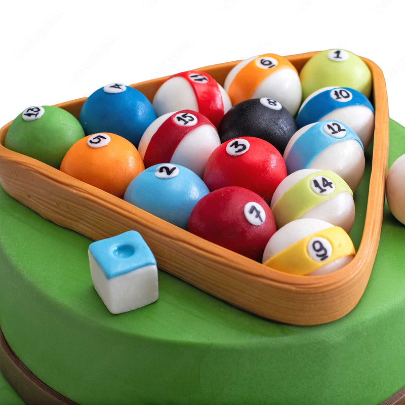 Buy Snooker Themed Edible Icing. Circle up to 7 Inch. Online in India - Etsy