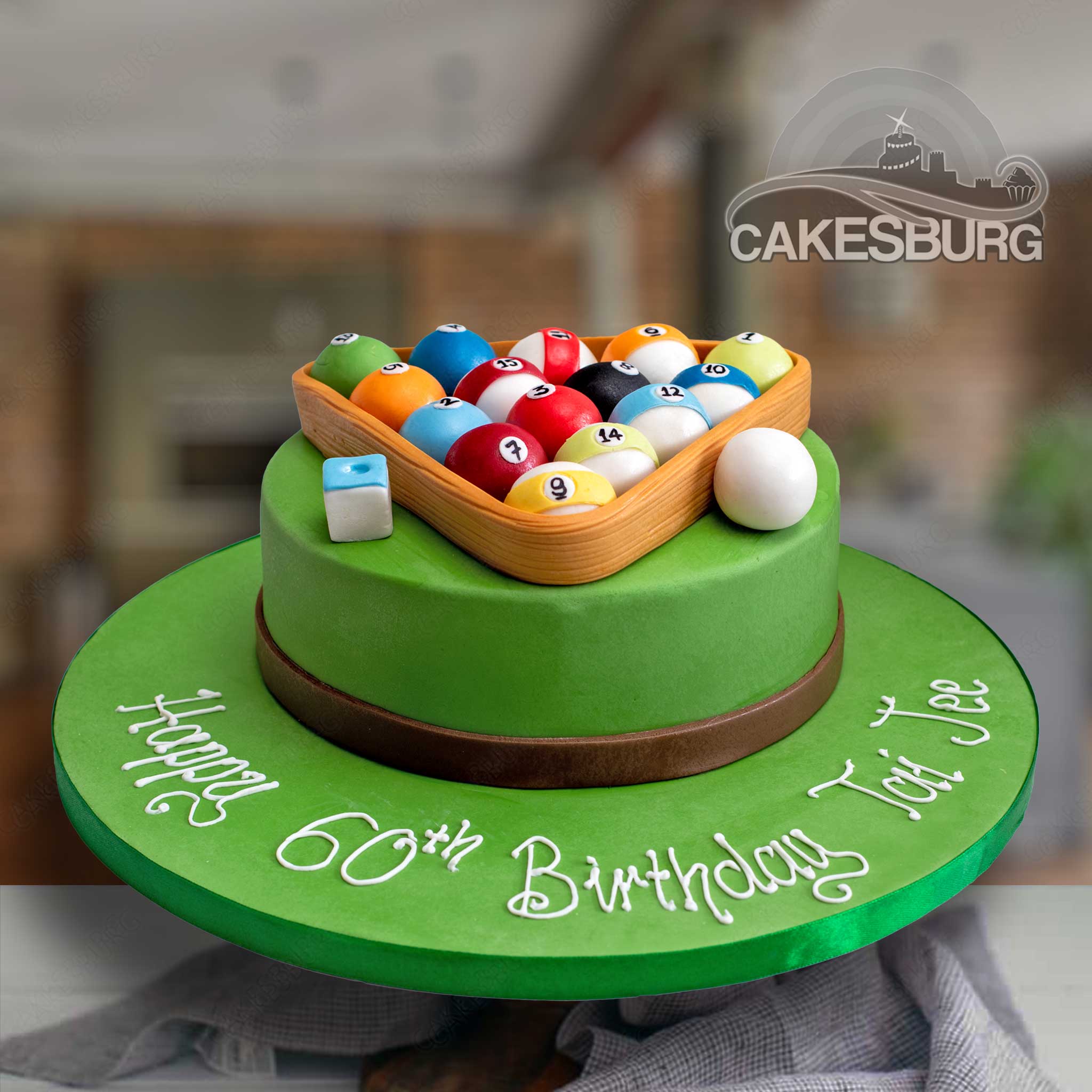 Pool / Billiards Cake