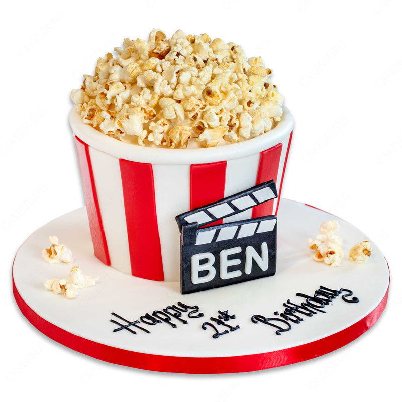 Popcorn / Movie Night Cake