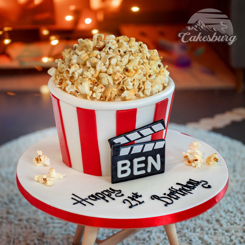 Popcorn / Movie Night Cake