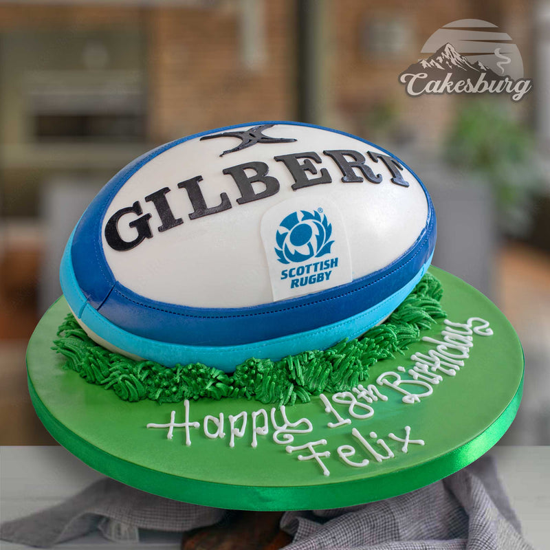 Scottish Rugby Gilbert Ball Cake