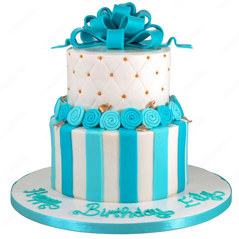 Special Age / Occasion Cake - Turquoise