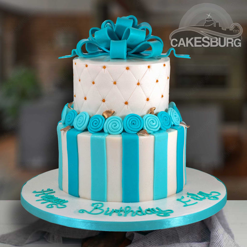 Special Age / Occasion Cake - Turquoise