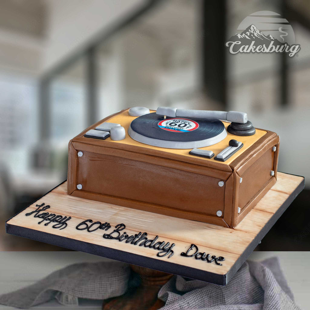 45 Rpm Cake Audiophile Turntable Cake #1
