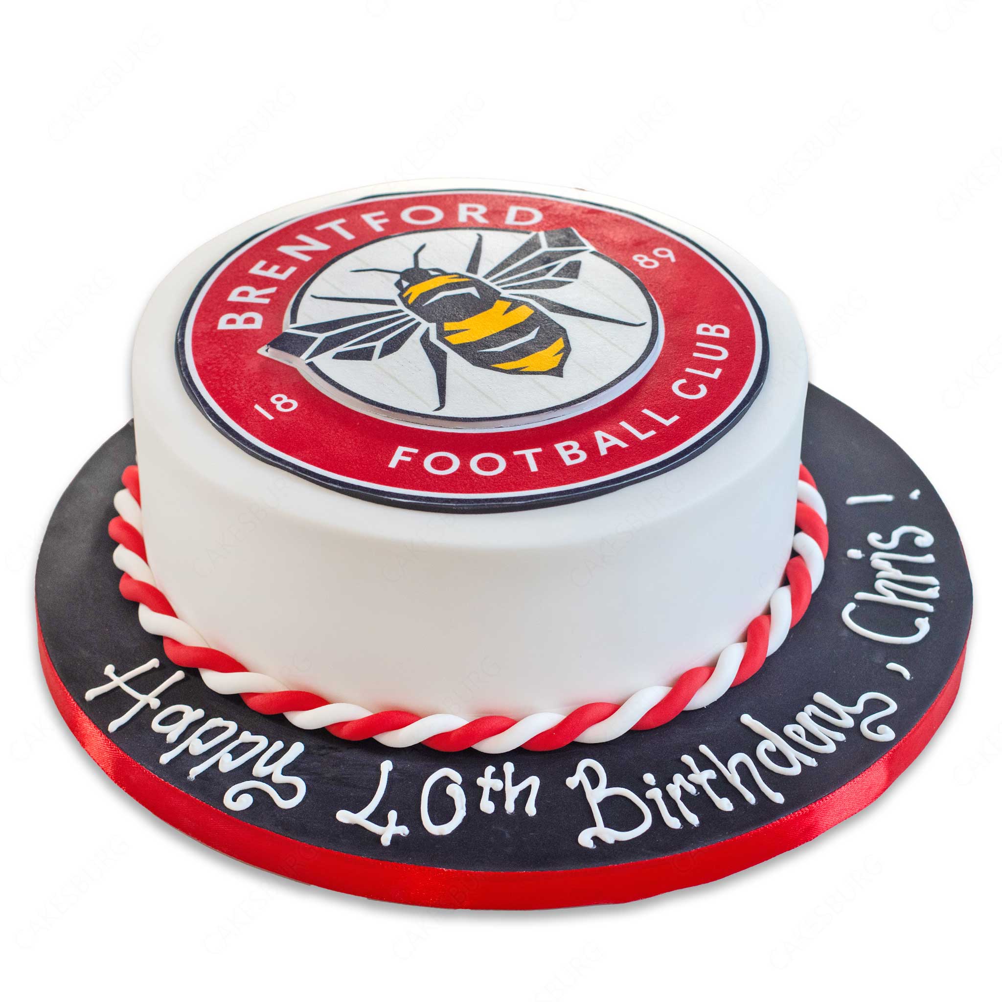 Brentford Football Cake