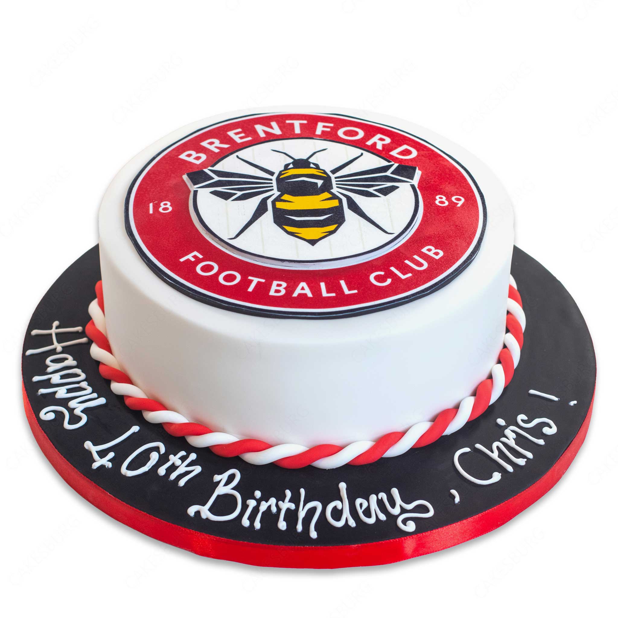 Brentford Football Cake