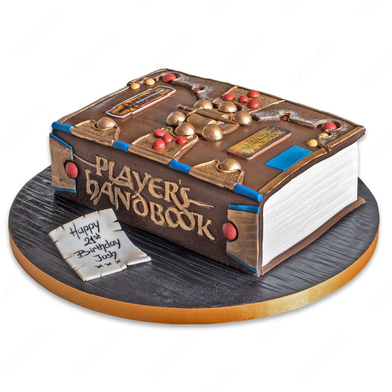 Dungeons and Dragons Player's Book Cake