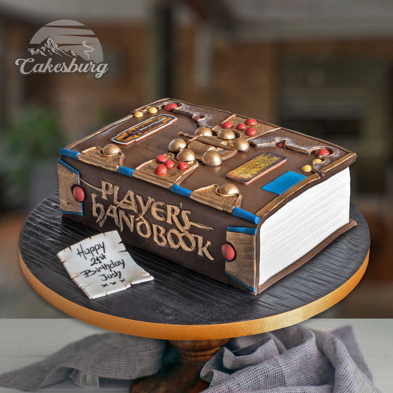 Dungeons and Dragons Player's Book Cake