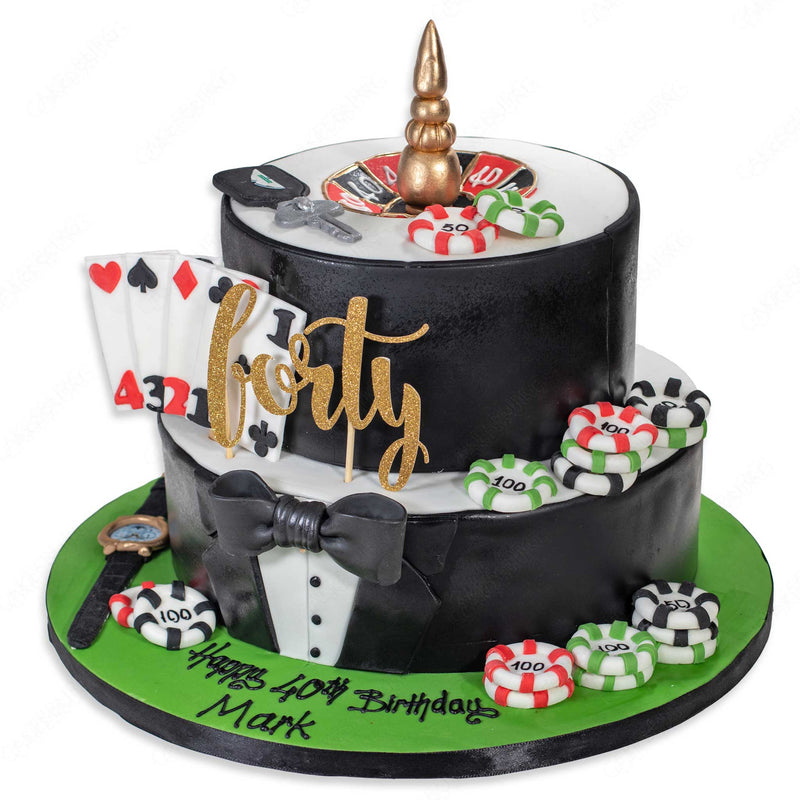 Edible CASINO LAS VEGAS CARDS Cake Decoration Cake Topper | eBay