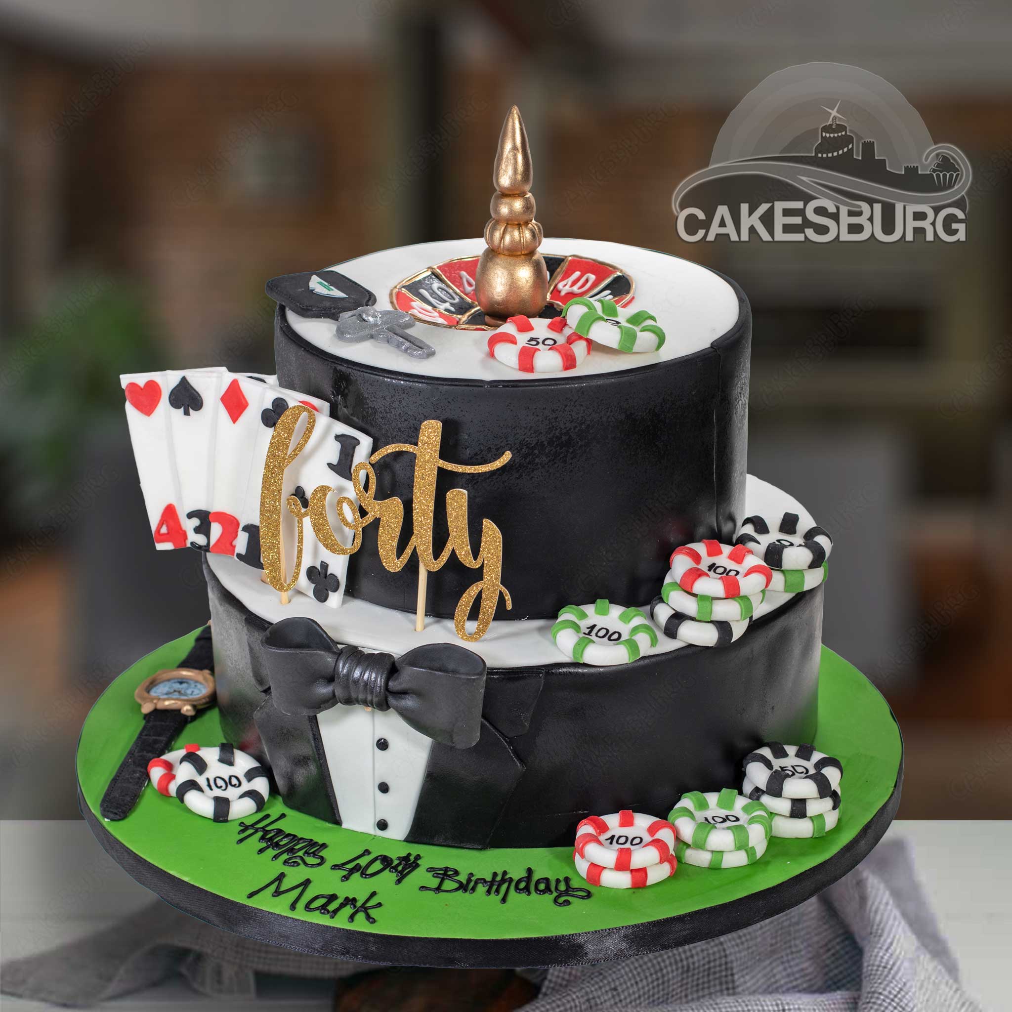 Vegas Casino Cake