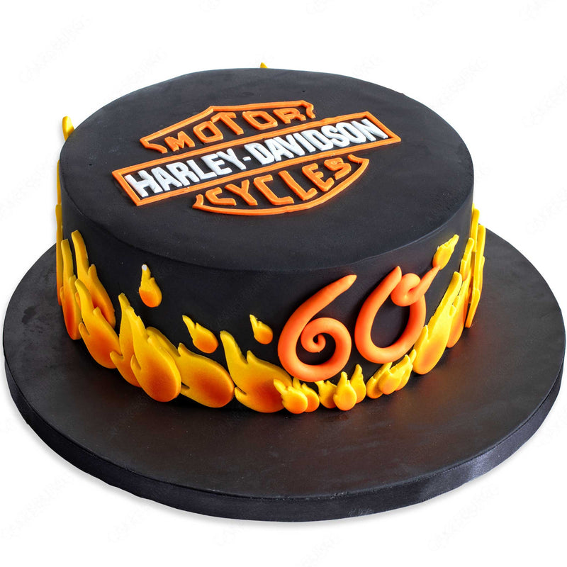 Harley Davidson Motorcycle Cake - Recipes Inspired by Mom